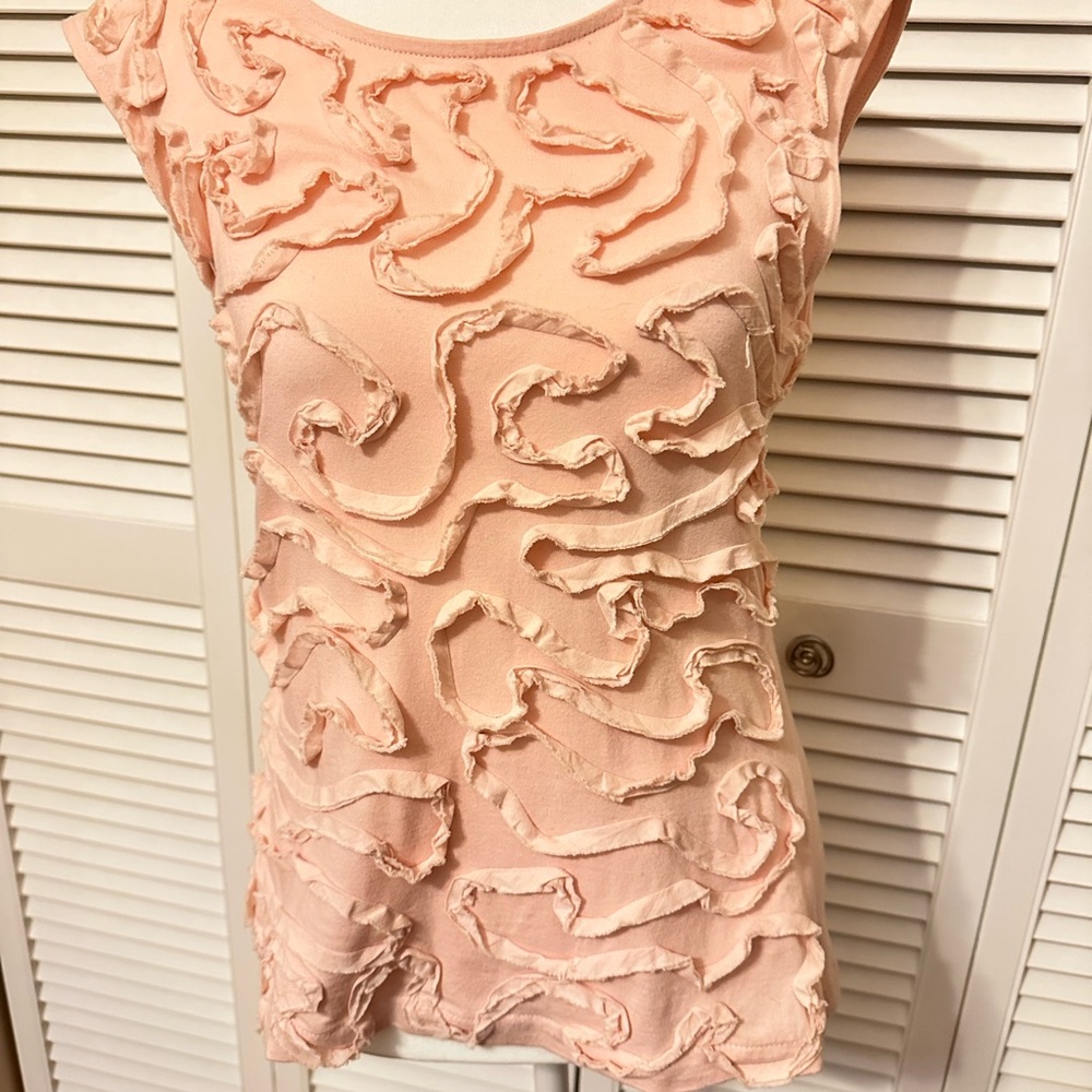 Cable & Gauge Soft Pink Top